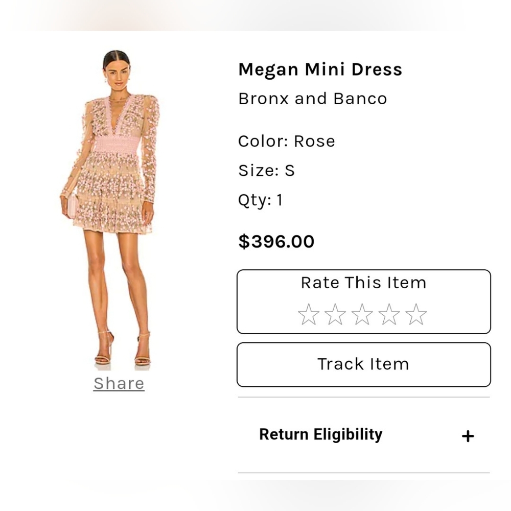 Megan Mini Dress by Bronx and Banco